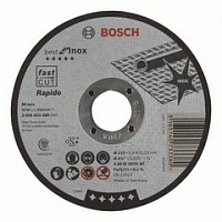 Отрезной круг, прямой, Bosch Best for Inox, Rapido