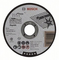 Отрезной круг, прямой, Bosch Best for Inox, Rapido