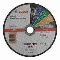 Отрезной круг, прямой, Bosch Rapido Multi Construction