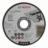 Отрезной круг, прямой, Bosch Expert for Inox - Rapido
