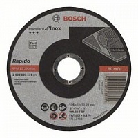 Отрезной круг, прямой, Bosch Standard for Inox - Rapido