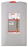 Набор из 25 предметов по металлу Bosch ProBox HSS-Co, DIN 338 (легирование кобальтом)