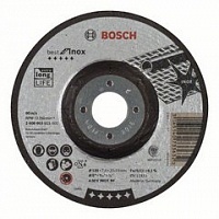Обдирочный круг, выпуклый, Bosch Best for Inox