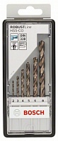 Набор из 6 сверл по металлу Bosch Robust Line HSS-Co