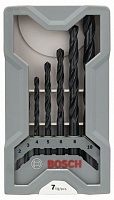 Набор из 7 сверл по металлу Bosch HSS-R, DIN 338